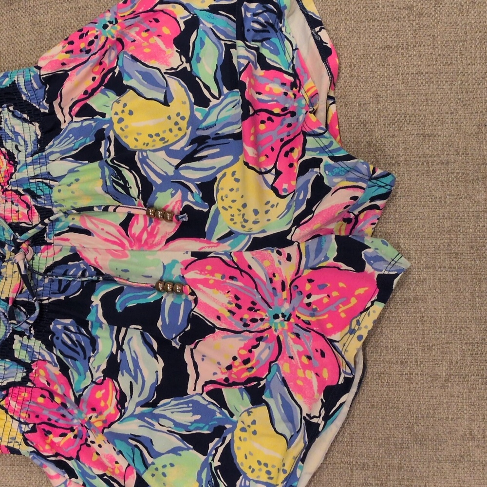 Lilly Pulitzer Tala Romper Women's Medium Navy Capri Soleil - Picture 4 of 7